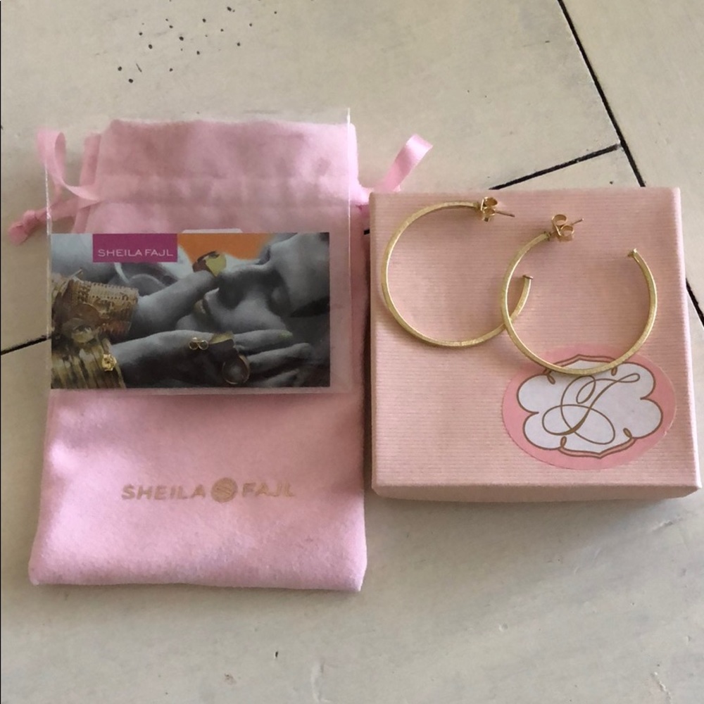 Sheila Fajl Hoop Earrings - Like New!